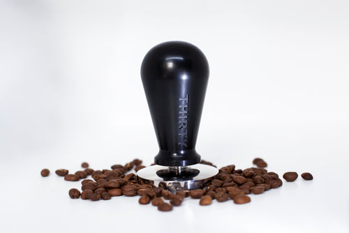THIRTY Calibrated Coffee Tamp with Coffee Beans