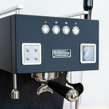 Load image into Gallery viewer, Close up of Bellezza Bellona Coffee Machine in black - Espresso Repair Specialists NZ