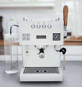 Bellezza Bellona Coffee Machine in white - Espresso Repair Specialists NZ